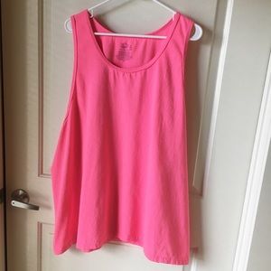 Pink tank top